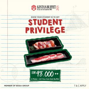 Kintan Buffet Student Privilege, info promo terbaru