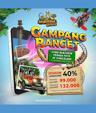 promo menarik Jungleland, info promo terbaru Jakartahotdeal