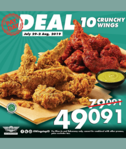 Promo Payday Crunchy Wings Juli 2019, jakartahotdeal.com