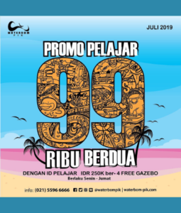 Promo Waterbom Jakarta Juli 2019, jakartahotdeal.com