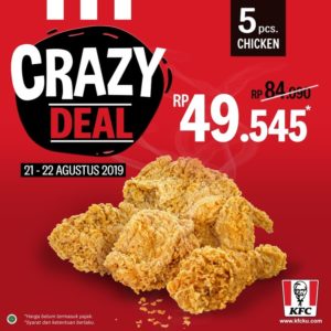Crazy Deal KFC Agustus, jakartahotdeal.com