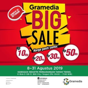 Gramedia Big Sale, jakartahotdeal.com