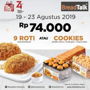 Promo Merdeka BreadTalk, jakartahotdeal.com