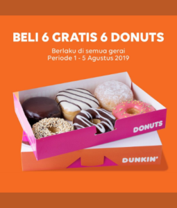 Promo LINE Dunkin Donuts, jakartahotdeal.com