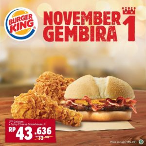 Burger King Promo, jakarta hotdeal.com