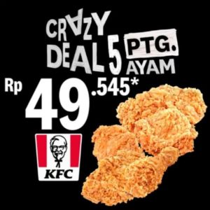 Promo KFC Crazy Deal, Jakartahotdeal.com