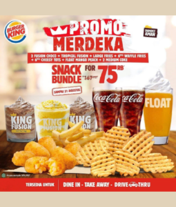 Burger King Promo Merdeka, Jakartahotdeal.com